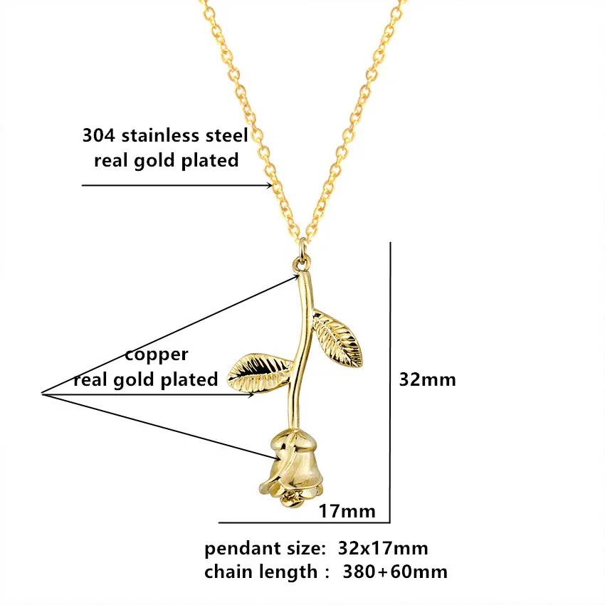 Женское колье с подвеской в виде Розы|maxi collar|flower pendant necklacenecklace bff |