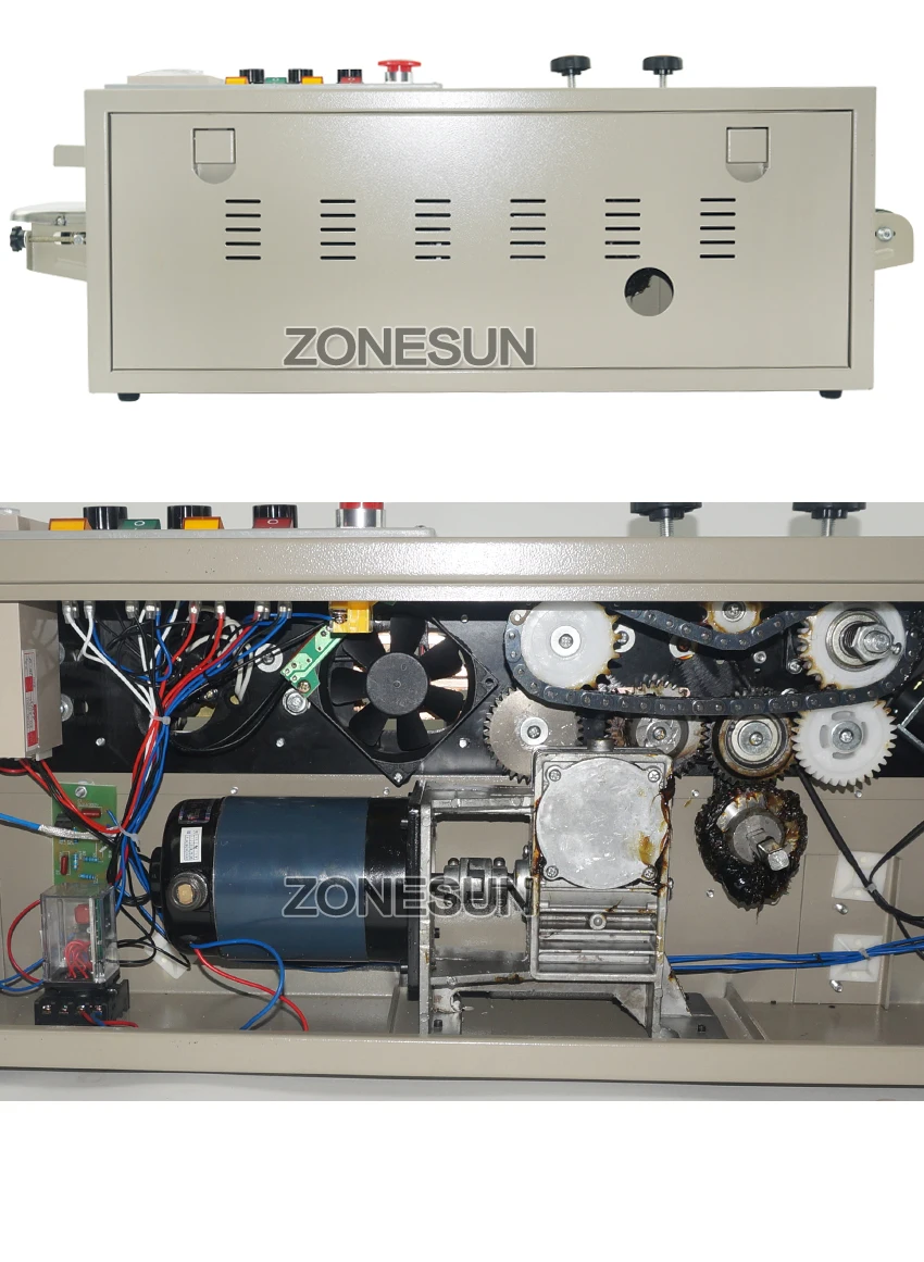 ZONESUN Автоматическая 1000 непрерывная пленка крафт-бумага пластиковый пакет Дыня арахиса еда чай фольги пакет для Упаковки Порошка Запайки