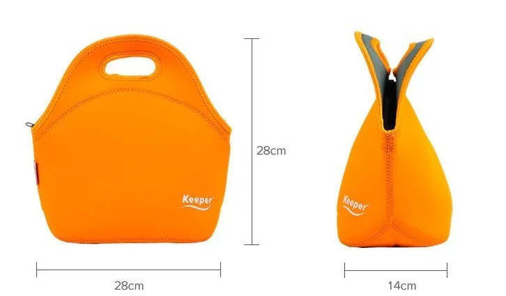10 шт./лот тепловой сумки bolsa де franja 100% неопрен продукт обед lunch box мешок для детей
