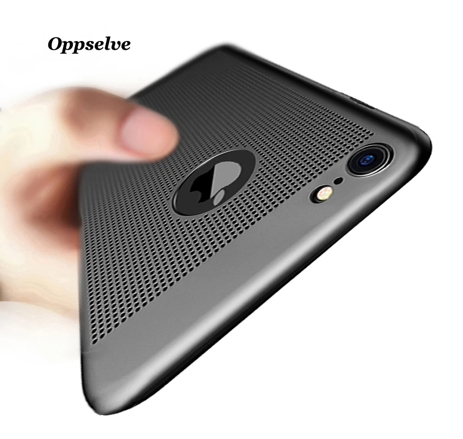 Роскошный дышащий телефонный чехол Oppselve для iPhone X 10 тонкий чехлы Жесткий Чехол из