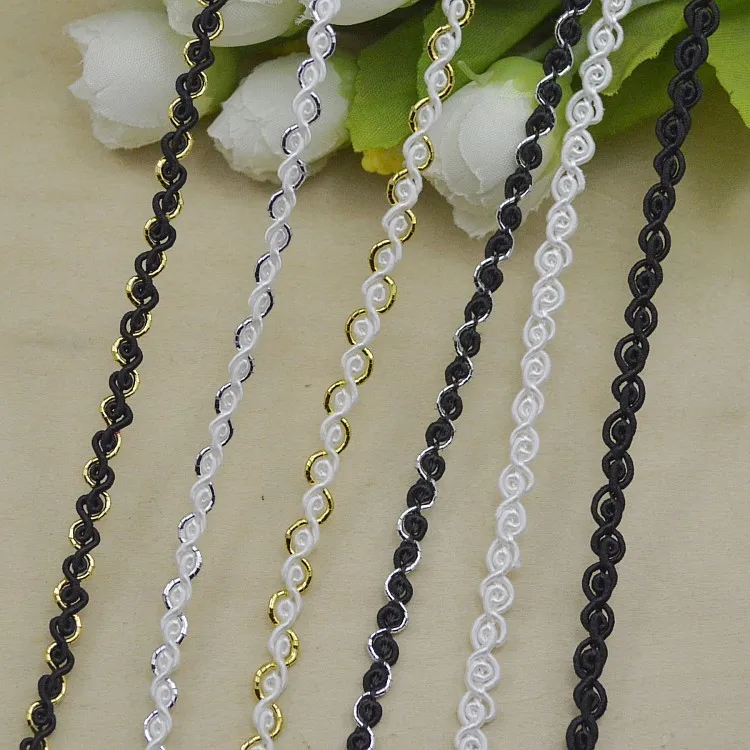 Высококачественная Золотая кружевная отделка 100 метров сделай сам рукоделие