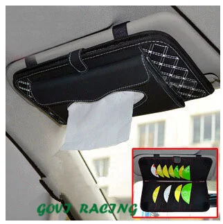 ПВХ красочный автомобильный солнцезащитный козырек для хранения Карманный