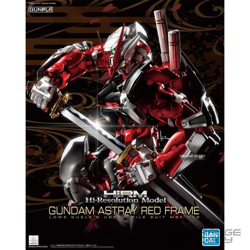 Bandai MG Hirm 1/100 сбивающаяся красная рамка Gundam мобильный костюм Gundam сборные модели комплекты