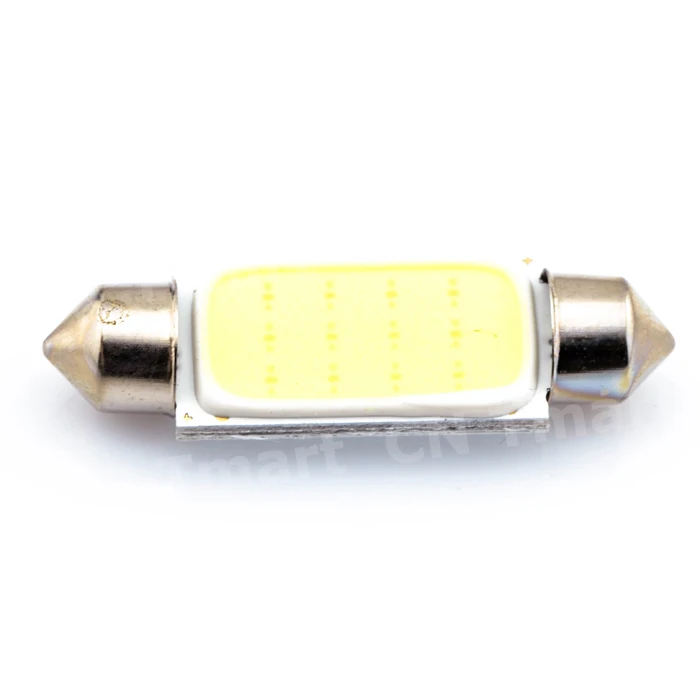 42 мм 12 чипов DC12V COB C5W автомобильный фестонный купол Внутренние светодиодные лампы