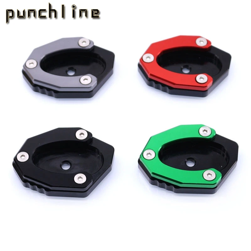 Stand extension enlarger pad Fit For KAWASAKI NINJA 1000 650R Versys-X 250 300 2017-2020 kickstand sidestand | Автомобили и