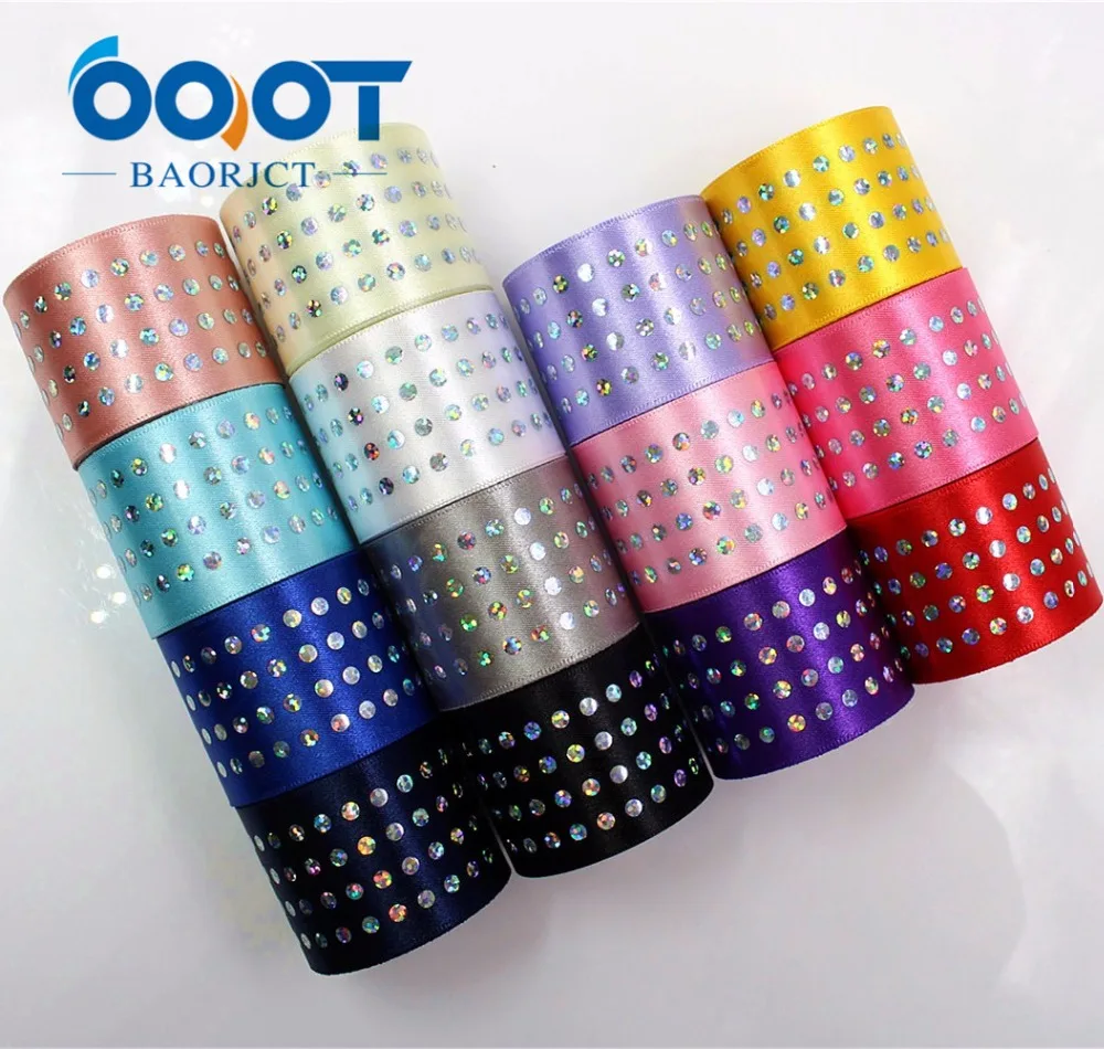 OOOT BAORJCT 184113 38 мм 2 ярда чистая лента Белая с блестками Лента Свадебные аксессуары