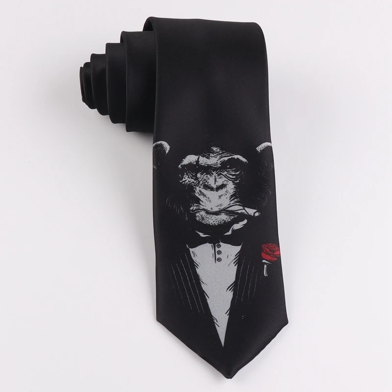 

Tie 7CM printing tie student literary trend casual retro personalized gift