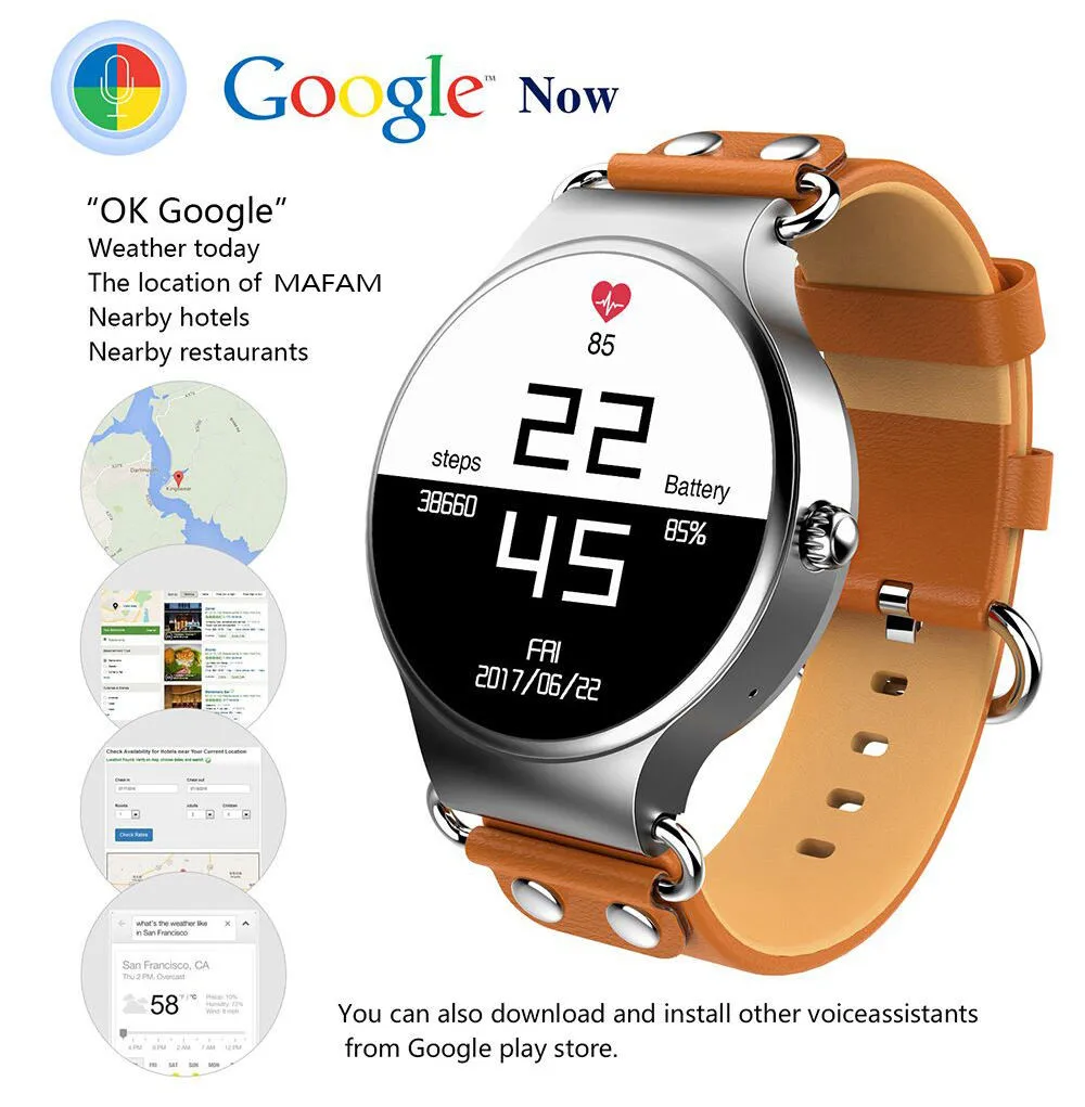 Смарт часы Voberry Android 5 1 Bluetooth 3g gps wifi для iPhone IOS телефонов мужчин пульс|smartwatch gps|watch