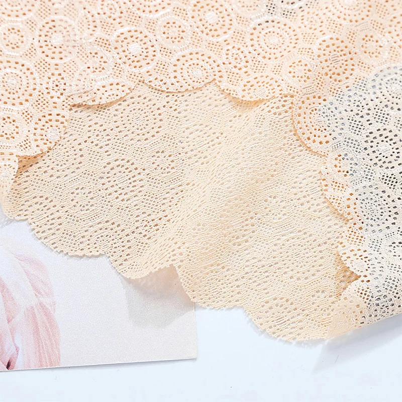 Женские сексуальные кружевные трусики японские Бесшовные прозрачные дышащие с