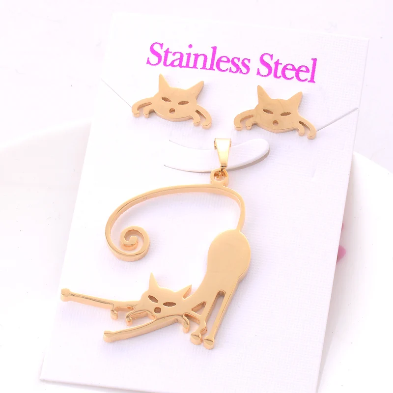 Женский ювелирный комплект из колье и серёг нержавеющей стали|chain part|chain stichchain iphone