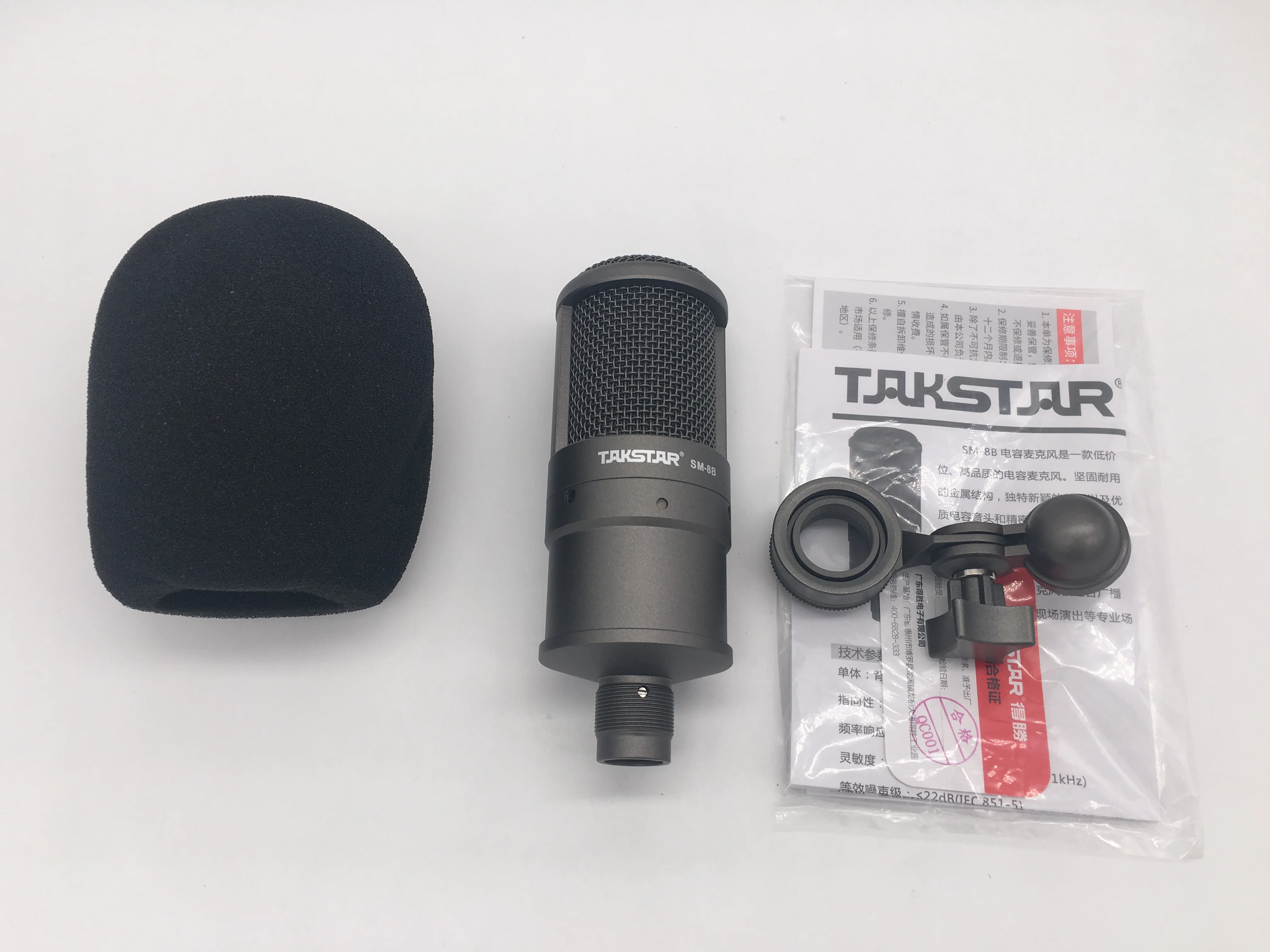 Горячая Распродажа TAKSTAR SM 8B конденсаторный микрофон для трансляции и записи ПК