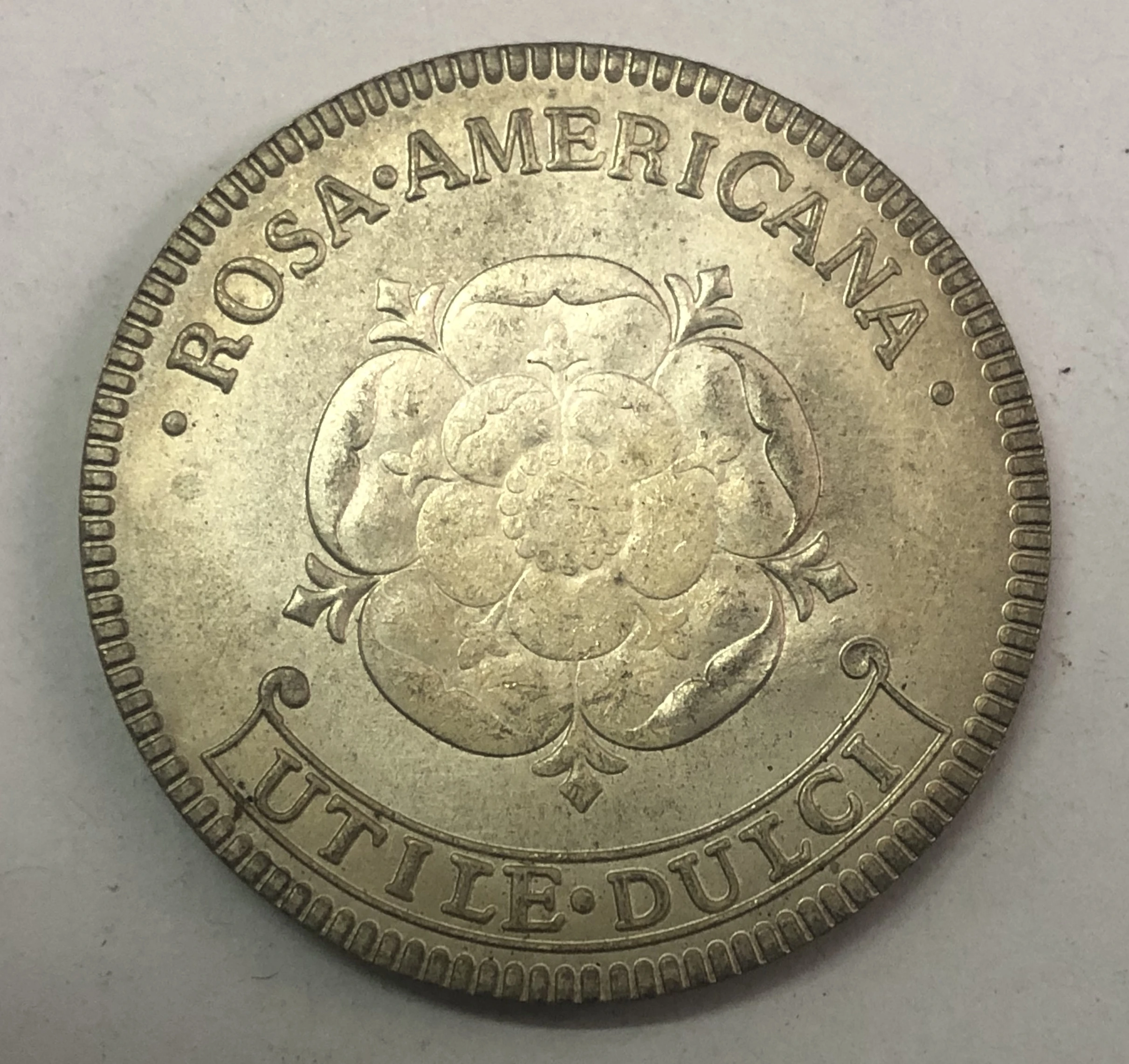 ROSA AMERICANACOINS UNDATED TWOPENCE|Безвалютные монеты| |