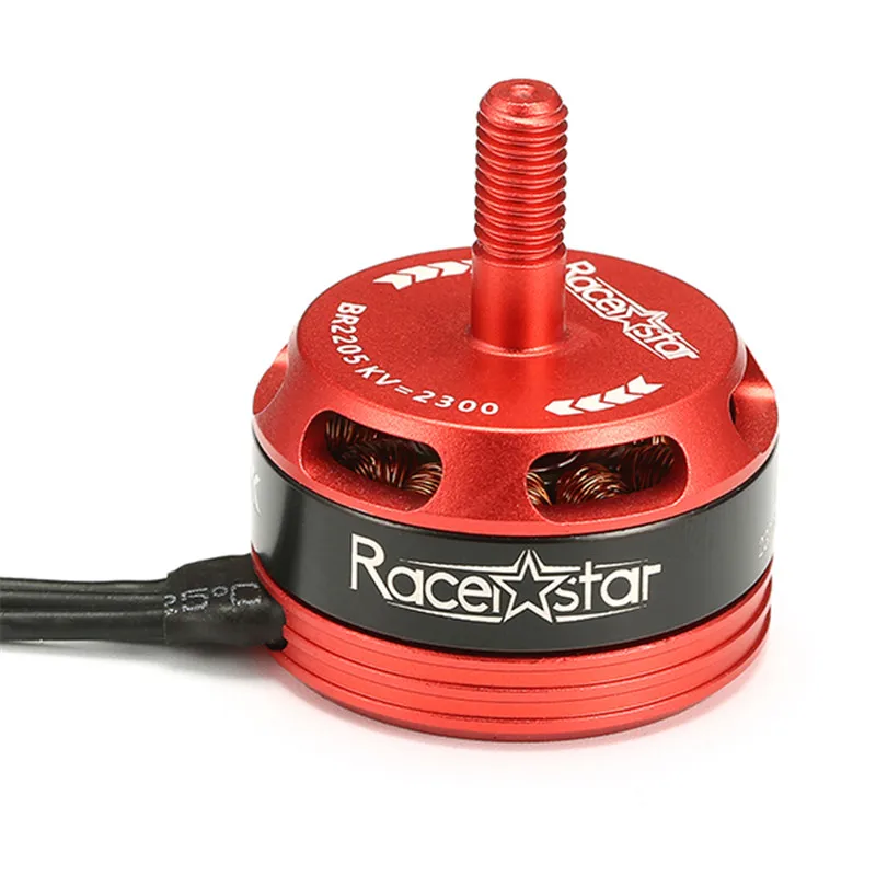 Черный, красный Racerstar 2205 BR2205 Racing Edition 2300KV 2-4S CW/CCW бесщеточный двигатель для квадрокоптера QAV250 ZMR250 260 280 RC