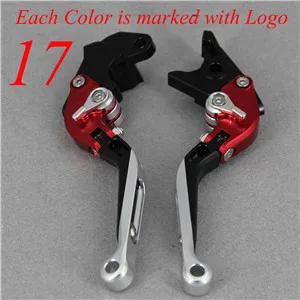Color 17 CNC раздвижной, складной мотоцикл сцепные рычаги для Aprilia RS125 RS 125 2006-2010 2007 2008 2009 - Цвет: Color 17