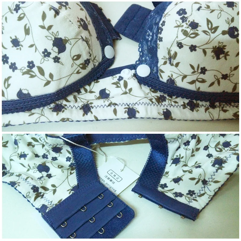 Женское Нижнее Белье для беременных с передней пуговицей женский бюстгальтер