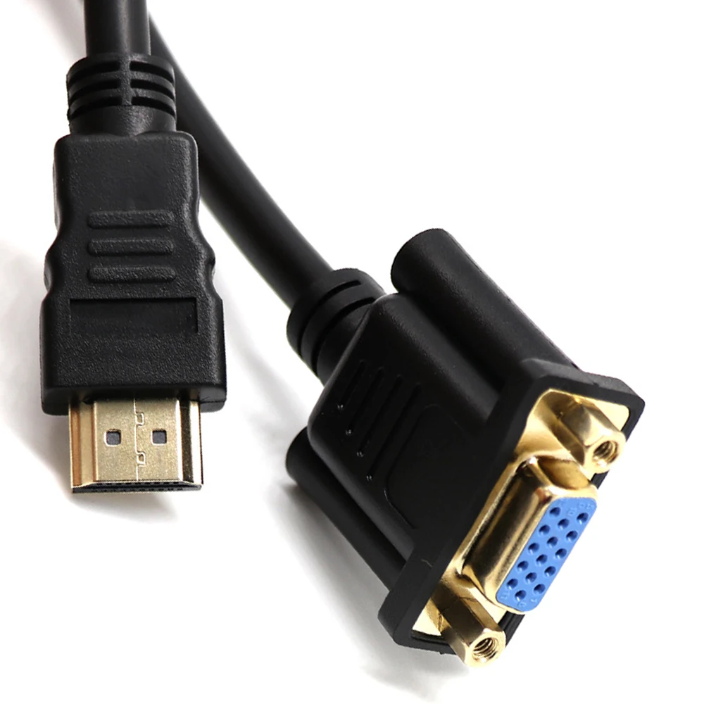 Кабель удлинитель HDMI штекер VGA для ПК 30 см|Кабели VGA| |