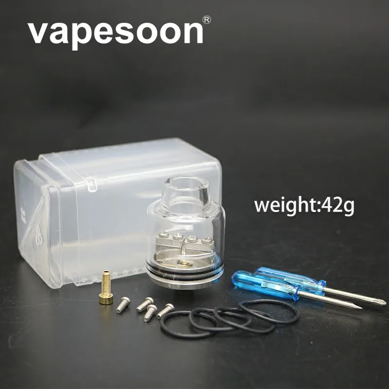 

Newest goon 528 RDA Atomizer with BF PIN 528 RDA Electronic Cigarette Atomizer Tank Rebuildable Dripping Atomizer