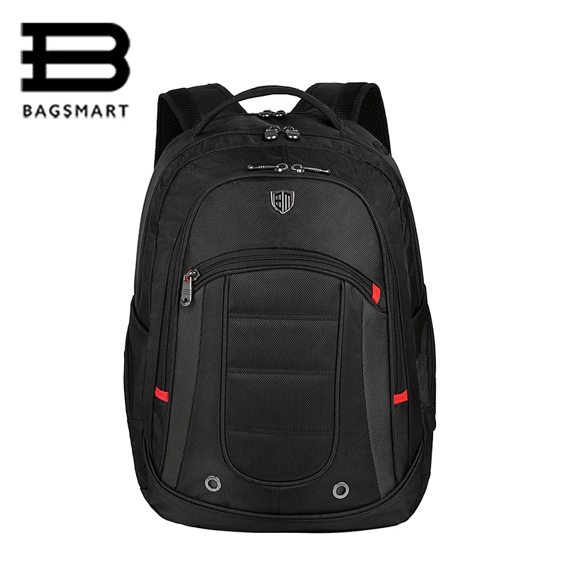 BAGSMART бренд 15 6 ''сумка для ноутбука мужчин компьютер рюкзак большой ёмкость