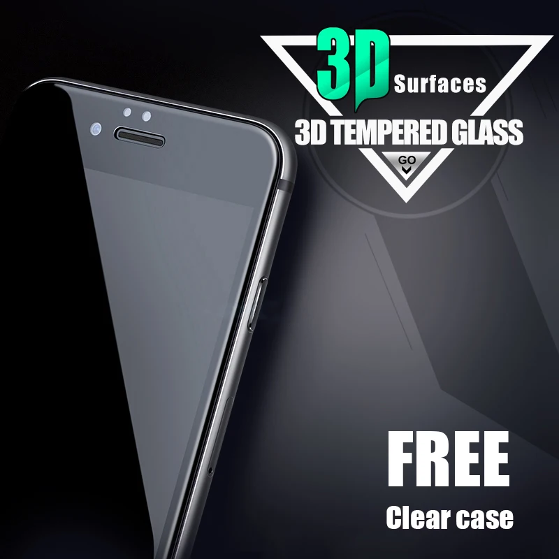 CHYI 3D Arc Edge закаленное стекло для iphone 6 7 6s анти УФ для iphone 8 Защита экрана Eyecare олеофобное покрытие защитное