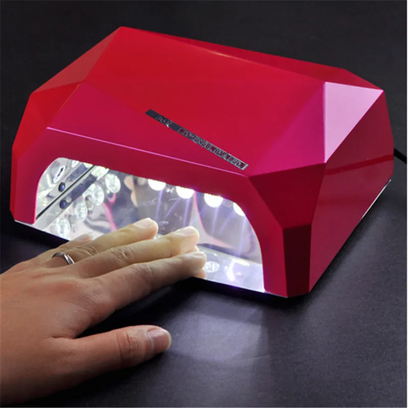 Профессиональный маникюрный аппарат для сушки ногтей в форме алмаза 8 цветов