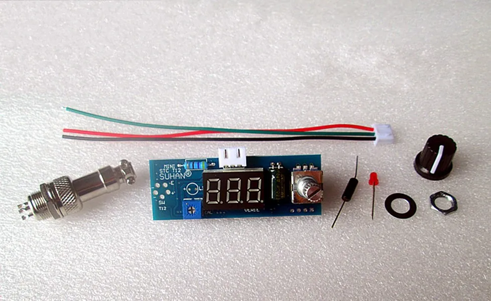 Цифровой паяльник станция температурный контроллер T12 T2 ручка | Инструменты