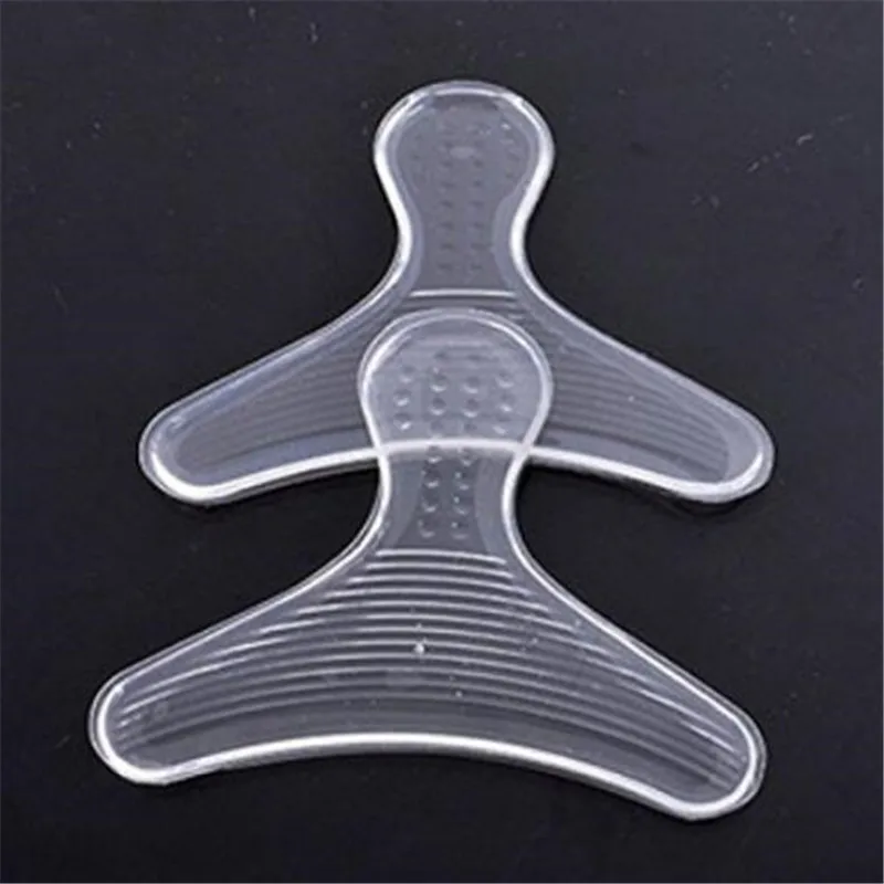 1pair silicone 1 пара Т-образных нитей силиконовая Мягкая вставная пятка с вкладышами на высоком каблуке удобные подушечки для ухода за ногами аксессуары - Цвет: 1pair silicone