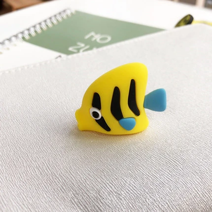 Design 6 as photo Высокое качество Ангел/летучая мышь USB кабель производитель Мультфильм шнур, кабель для наушников провода крышка намотки зарядное устройство Органайзер держатель для Iphone - Цвет: Design 6 as photo