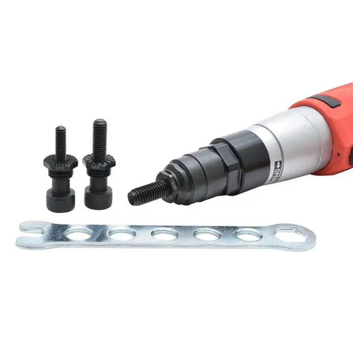 Rechargeable Riveted Nut Gun M6/M8/M10 14.4V Industrial-Grade Electric Pull Easy Riveting Tool BD-3401 | Инструменты