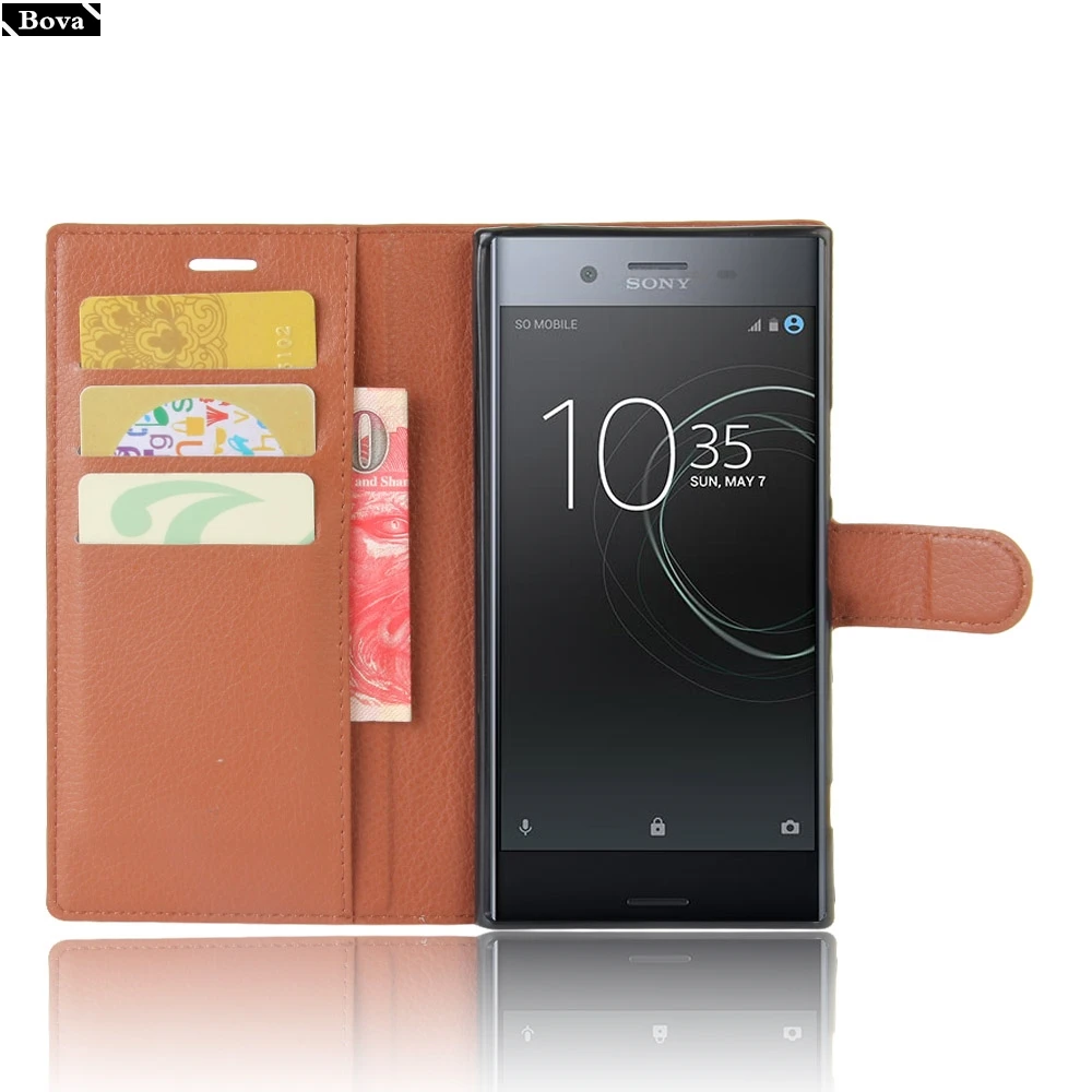 Чехол из искусственной кожи для Sony XZ Premium чехол кошелек держатель карт телефона