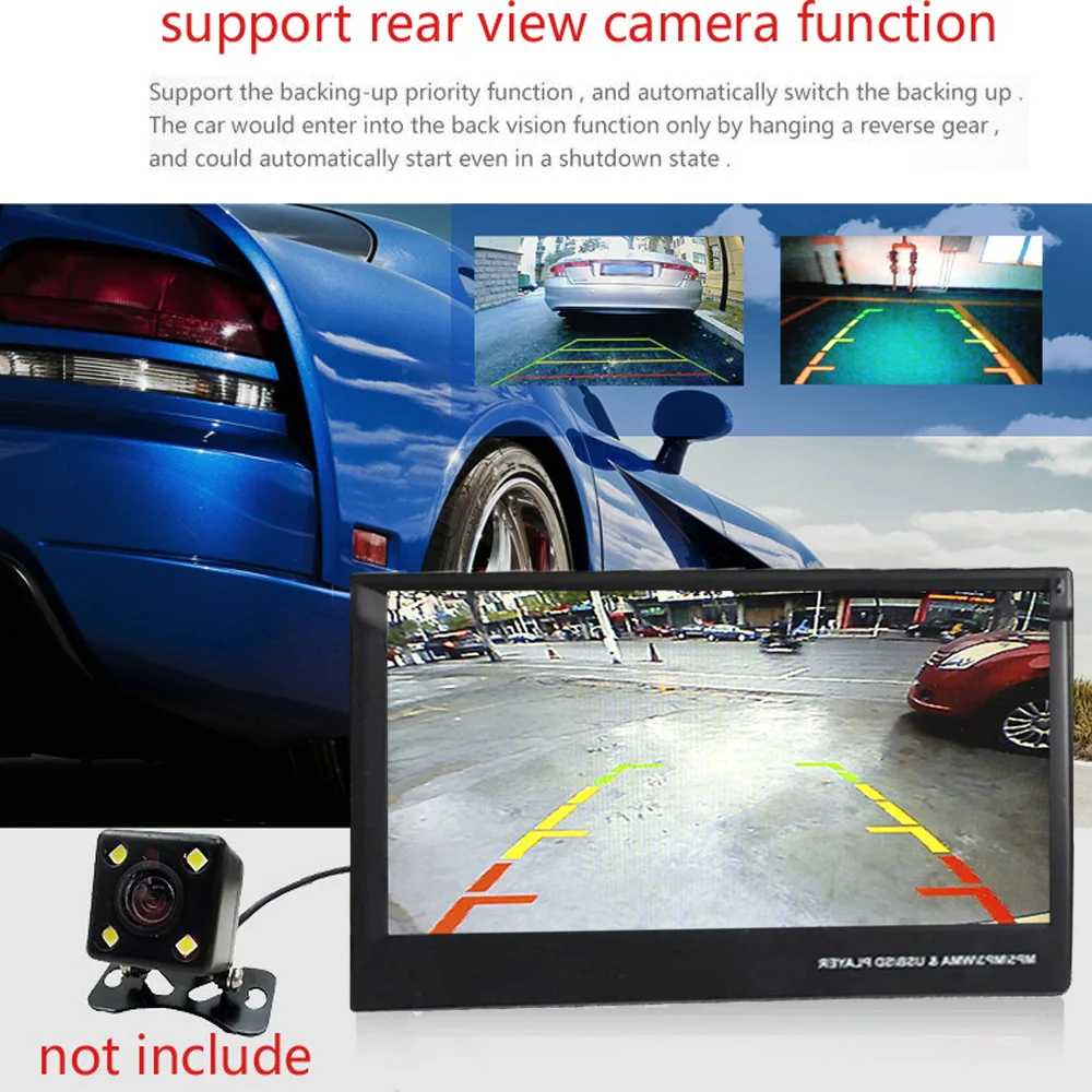 Camecho Авторадио Bluetooth 1 din автомобильное радио 7 "HD сенсорный экран Универсальный