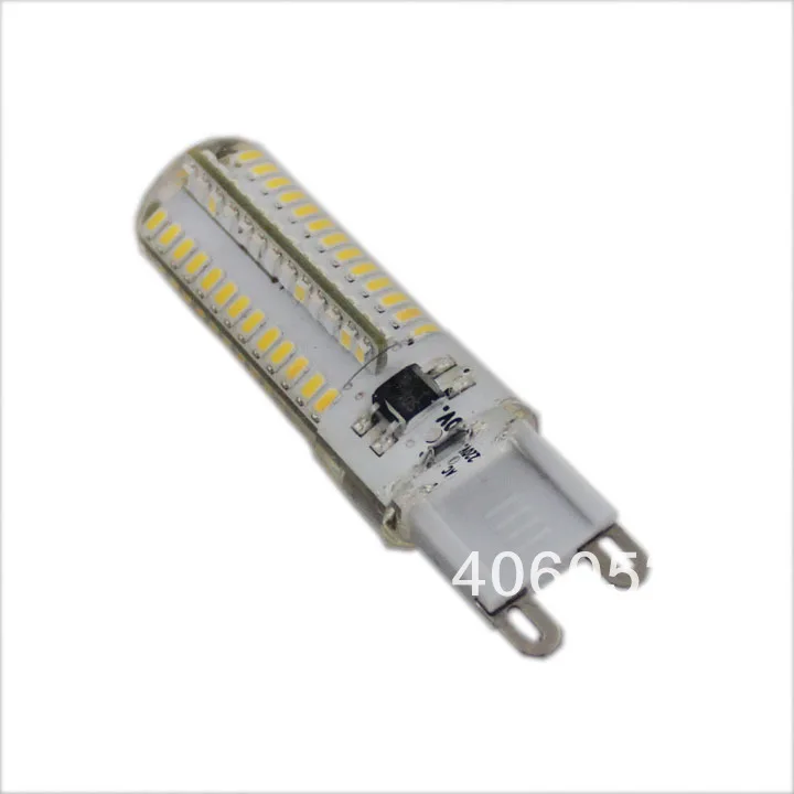 

12 шт., силиконовые светодиодсветодиодный лампы G9 220 В 9 Вт 3014 SMD 104