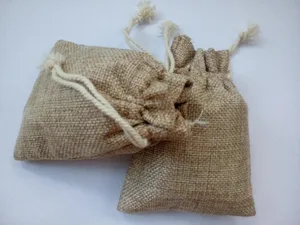 10*14 см в винтажном стиле Стиль джутовые мешки традиционные подарочные пакеты для ювелирных изделийсвадьбаРождествоДень рождения упаковка льняной мешочек сумки