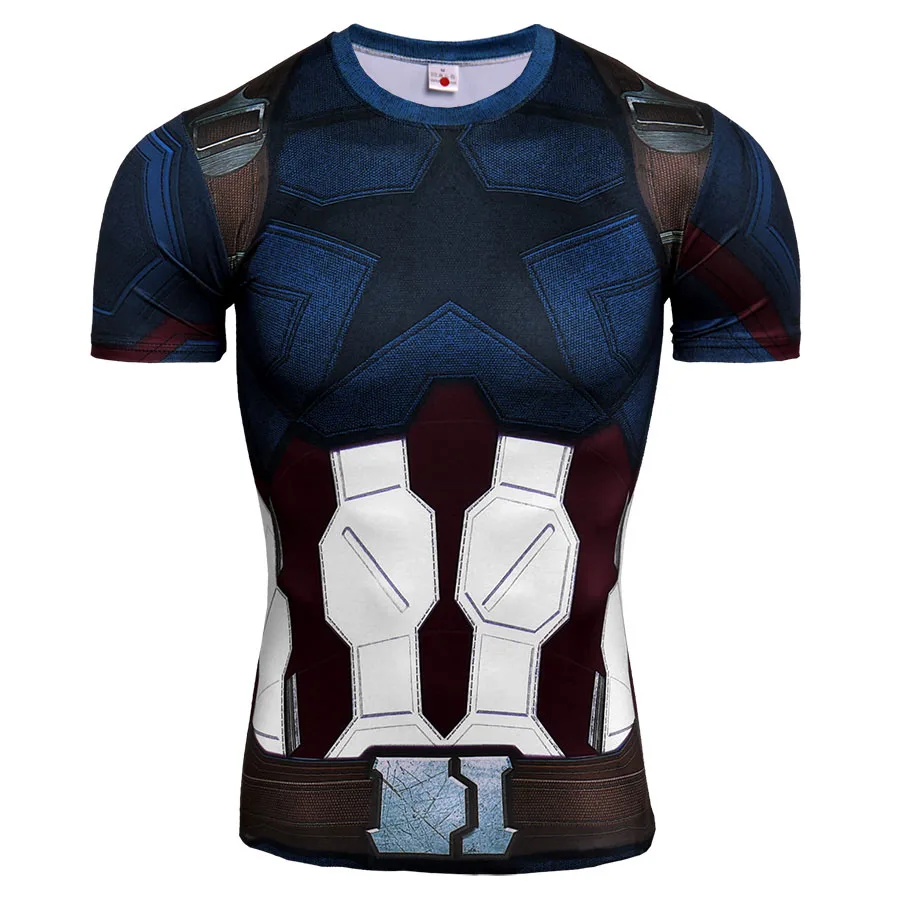 NTD-02 running shirt Rashgard, Железный человек, спортивная рубашка, мужские компрессионные рубашки, футболка с принтом, спортивные футболки, ММА, фитнес-футболка, Мужская футболка для бега - Цвет: NTD-02 running shirt