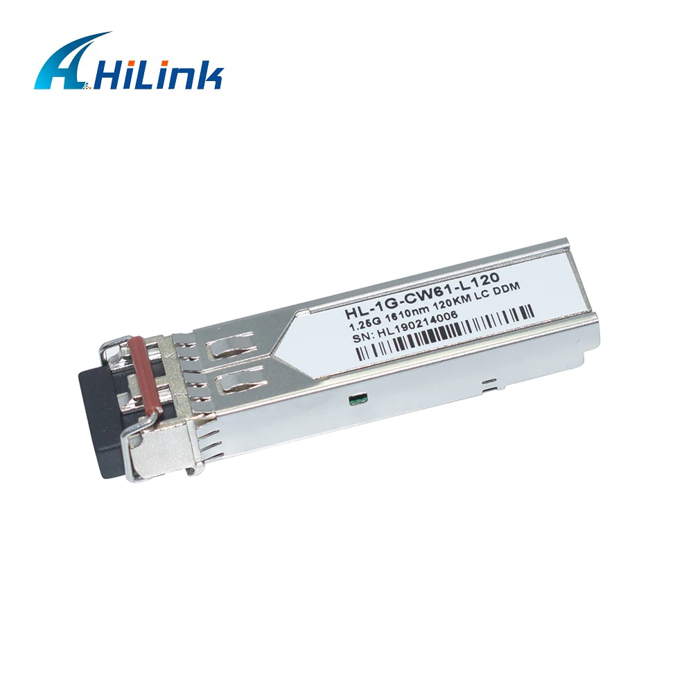 Бесплатная доставка! CW SFP 61 L120 1000BASE 1 25G 1610nm 120km DOM CWDM LC|Оптоволоконное оборудование|