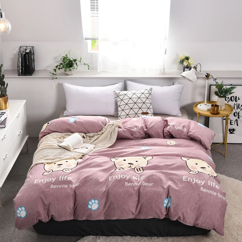 1pc Blue Space Nebula Printed Duvet Cover with Zipper Twin Full Queen King Quilt Cover Comforter Case Bedding Set Bedclothes Hot