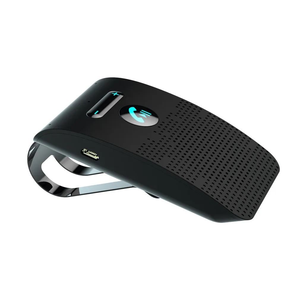 Bluetooth 4,2 приемник гарнитура автомобильный комплект солнцезащитный козырек клип 2 Вт Hifi колонки двойной микрофон шумоподавление Поддержка Siri Голосовое управление