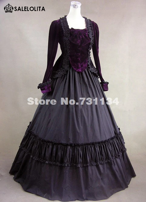 Индивидуальное высококачественное элегантное фиолетовое бархатное винтажное