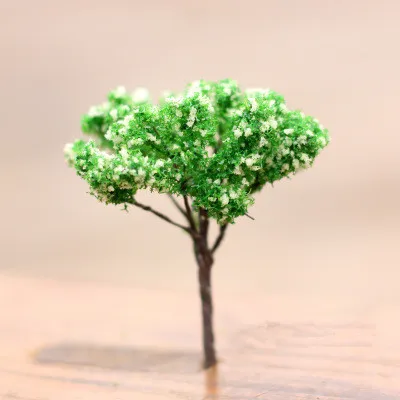 6.5cm 3 шт./компл. мини дерево пластиковые Сакура моделирование деревья ремесло растение горшок садовое украшение миниатюрное DIY Миниатюрные садовые украшения - Цвет: 6.5cm