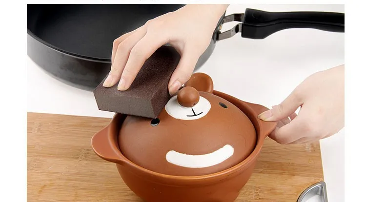 CCTM 6 шт./лот кухня наивысшей плотности нано-наждак Магия чистая тереть горшок кроме ржавчины фокусных пятен меламиновая Губка 10*7*2,5 см