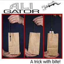 Ali Gator от Chazpro Gimmick-Волшебные трюки карта магия закрыть реквизит для сцены Magia ментализм иллюзии игрушки профессиональный волшебник
