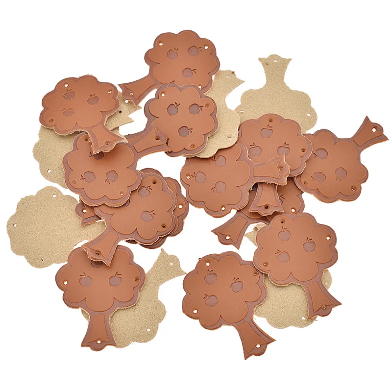 20 шт. индивидуальные кожаные этикетки аксессуары для одежды рукоделия сделай сам