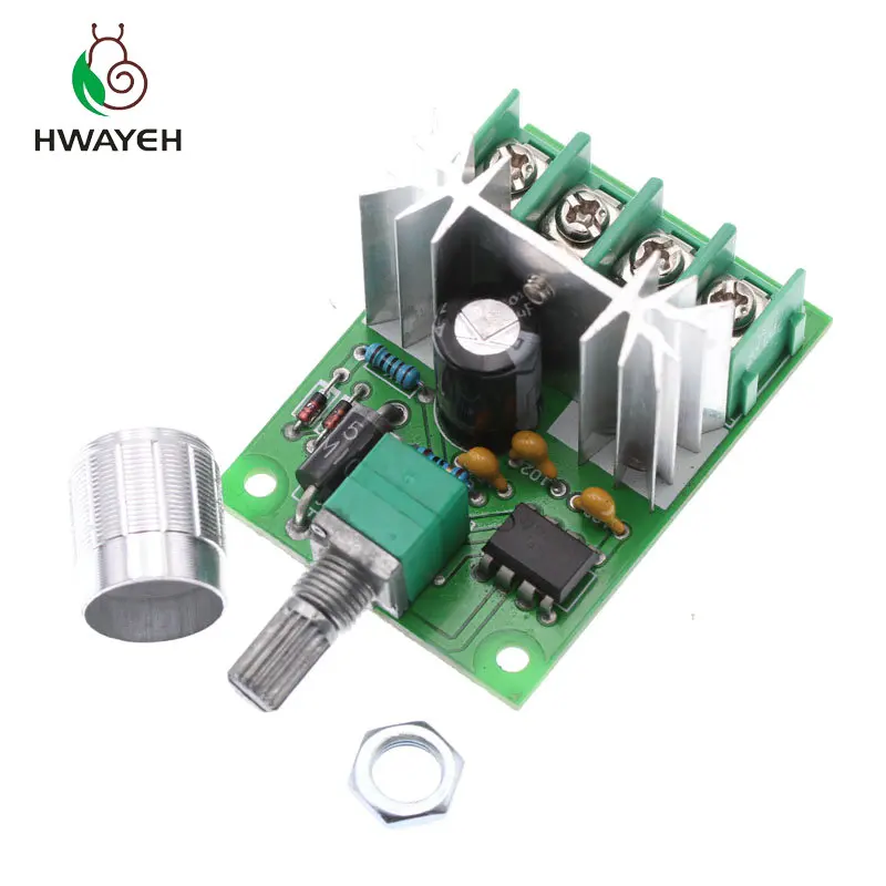 Регулятор мощности вентилятора двигателя постоянного тока 6 А ШИМ без полировки