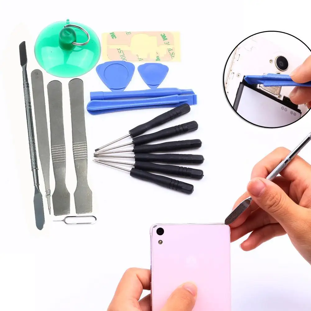 17 в 1 Мобильный ремонт починка Открытие Tool Kit Набор отвертка мобильный телефон