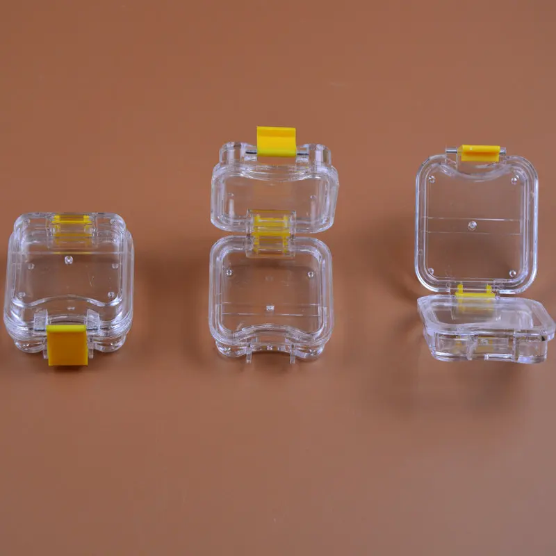 Nuova scatola per denti in plastica da 50 pezzi scatola per denti in protesi con scatola di immagazzinaggio per protesi in pellicola di alta qualità