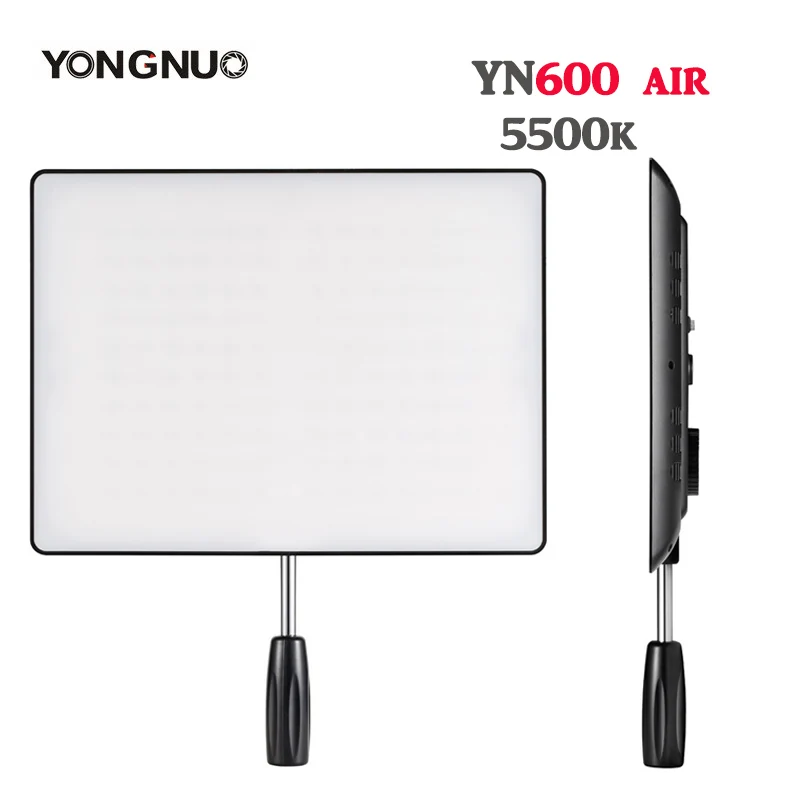 YONGNUO YN600 Air ультратонкая светодиодная панель для видеосъемки 5500K и 3200 K 5500