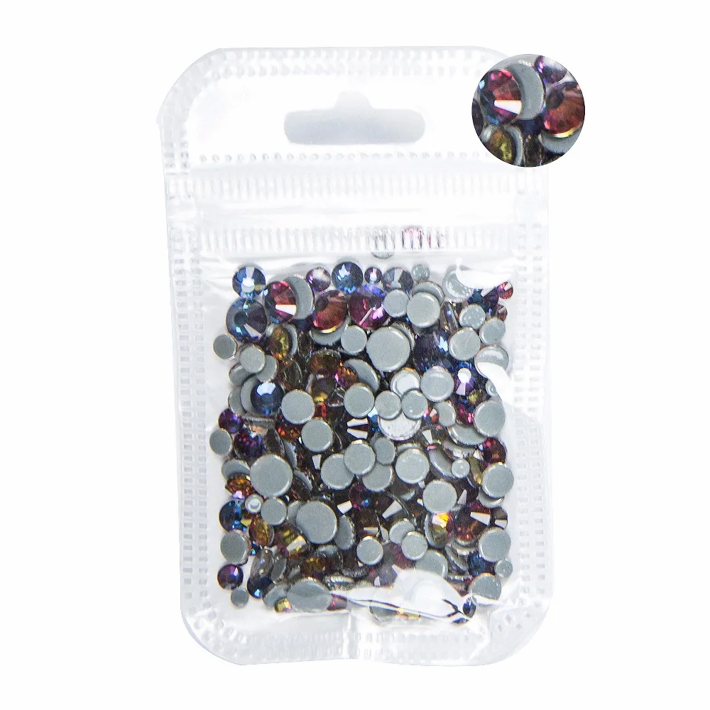 Стразы для горячей фиксации AAAA + лучшее качество Вулкан смешанный размер более