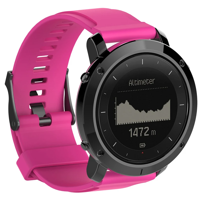 Bemorcabo силиконовый сменный ремешок для часов, фитнес-браслет для Suunto Traverse/Traverse Alpha gps, наружные часы