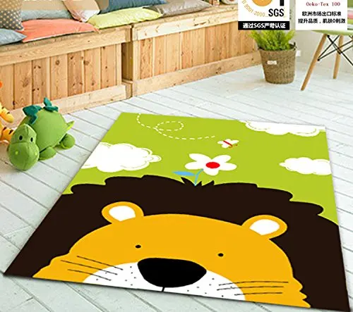 Прекрасный Лев Детей Ковры дети ковры 39x51 cm мультфильм животных ребенка ползать