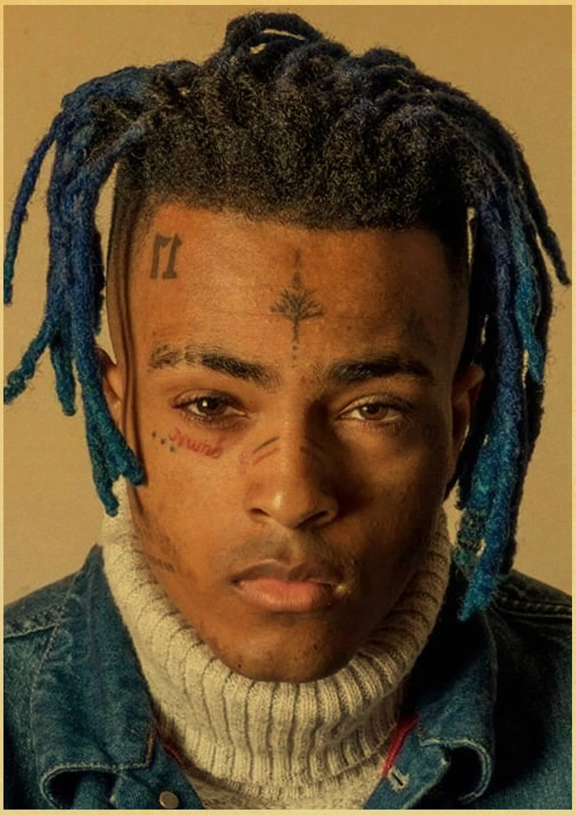 xxxtentacion Triple X SAD Vintage Paper Poster Wall Painting Home Decoration 42X30 CM 30X21 CM