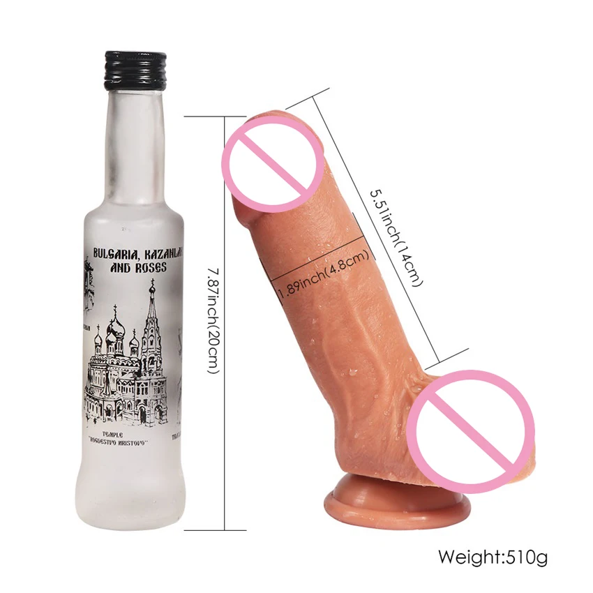 MLSice супер Реалистичная мягкая силиконовая огромный дилдо с чашкой отсоса